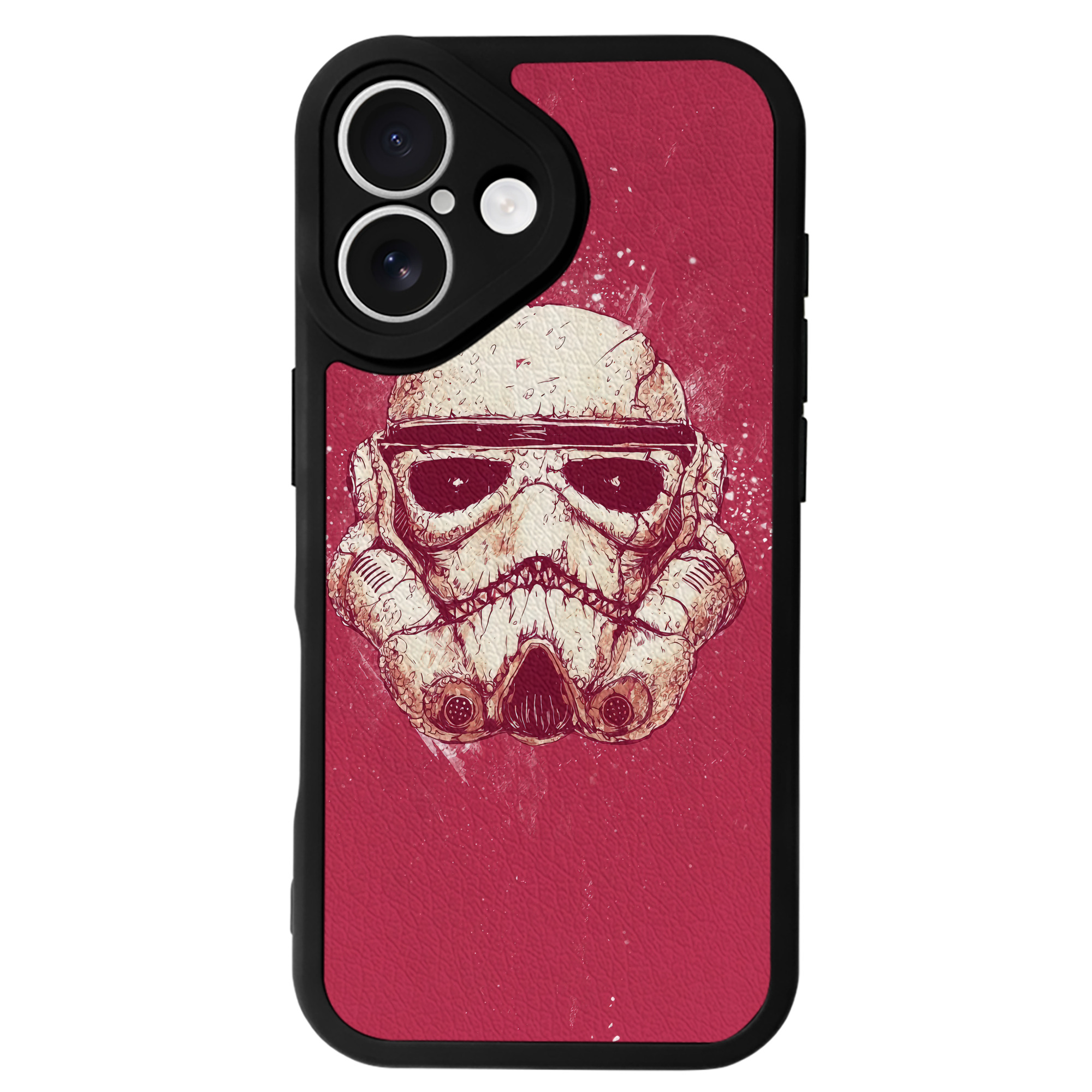（画像用） スター・ウォーズ Star Wars 【iPhone 16シリーズ対応】シリコンスマホケース（レザー調） 材質：シリコン